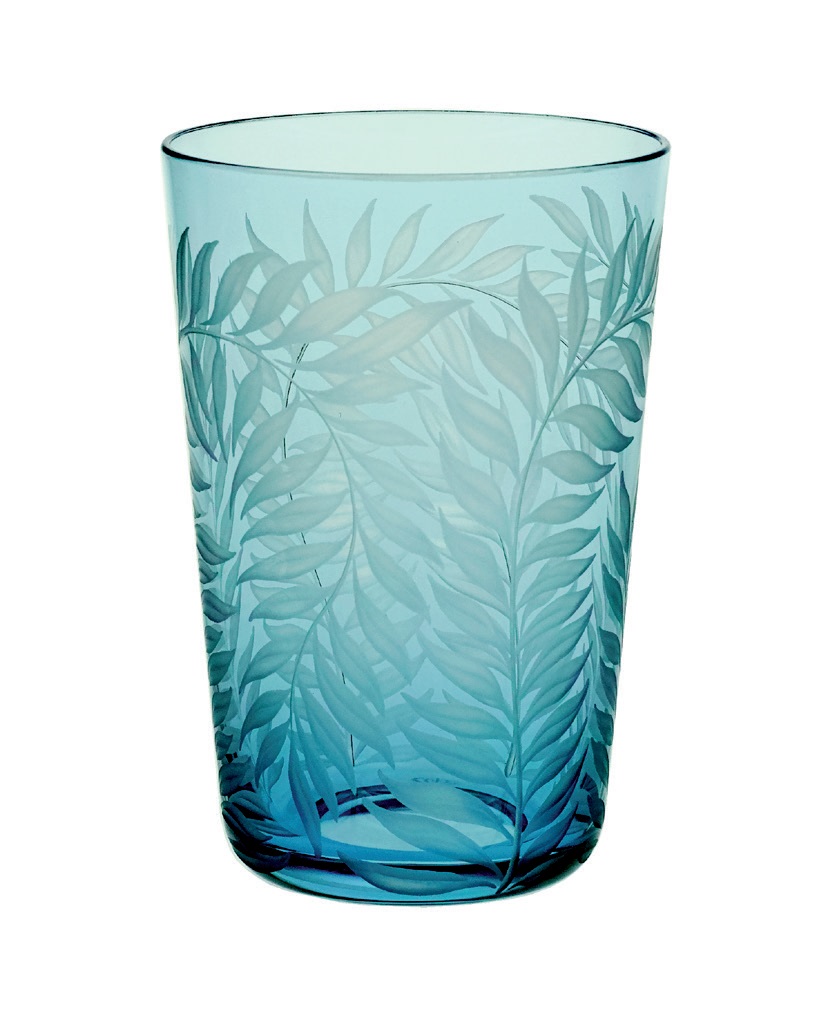 Feuilles - Tumbler 125 Mm Deniz Mavisi Bardak